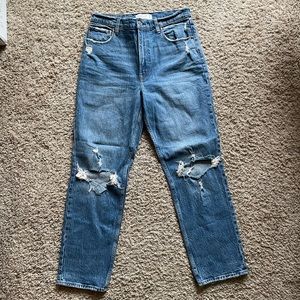 Abercrombie & Fitch Ultra High Rise 90s Straight Jean